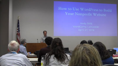 Andy Stitt: How to Use WordPress to Build Your Nonprofit Website