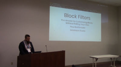 Paul Barthmaier: Block Filters: The Answer to Customizing Blocks Without Rolling Your Own