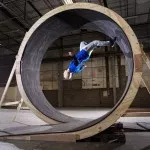Free Running Stuntman Damien Walters Performs the First-Ever Human Loop-the-Loop on Foot
