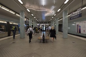 27 June 2018, Hötorgets Metro Station.