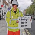 I loved this street sign on Tottenham Court Road that had been wittily subverted.