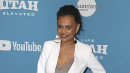 Miranda Tapsell at the Sundance Film Festival in Utah.