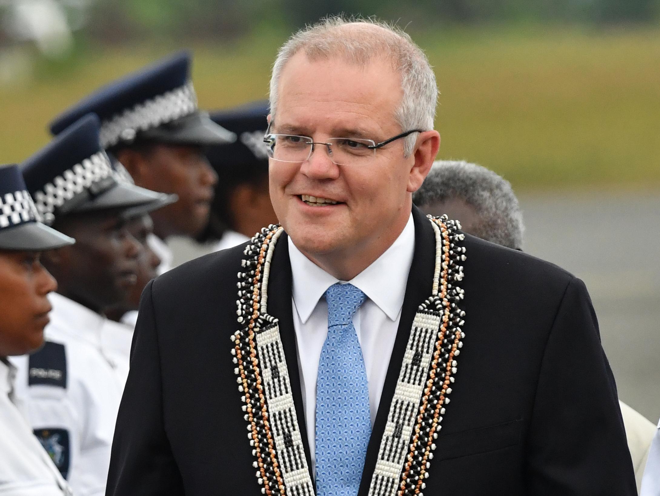 Australian Prime Minister Scott Morrison.