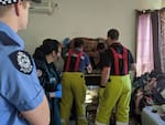 Katanning Police, Department of Fire and Emergency Services and St John Ambulance rescued a young child from a chimney in Katanning.