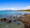 The rocky coastline at the northern end of Four Mile Beach in Port Douglas.