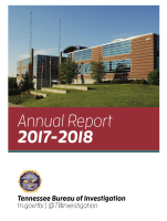 Tennessee Bureau of Investigation 2017-2018 Annual Report