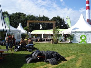 File - Oxfam Novib, the Dutch affiliate of the international Oxfam organization, at Lowlands, 2007.