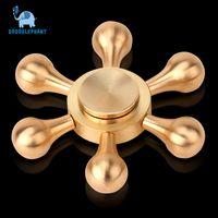 DODOELEPHANT Fidget Spinner Finger Spinner Hand Spinner Water Drop Brass Spiner Relieve Stress Funny Toys NO Package Box JX-07