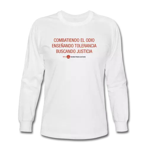 SPLC Spanish Tagline Long-Sleeved T-Shirt - Men's Long Sleeve T-Shirt