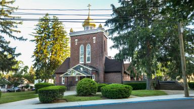 Resurrection Byzantine Catholic Church, site of the former