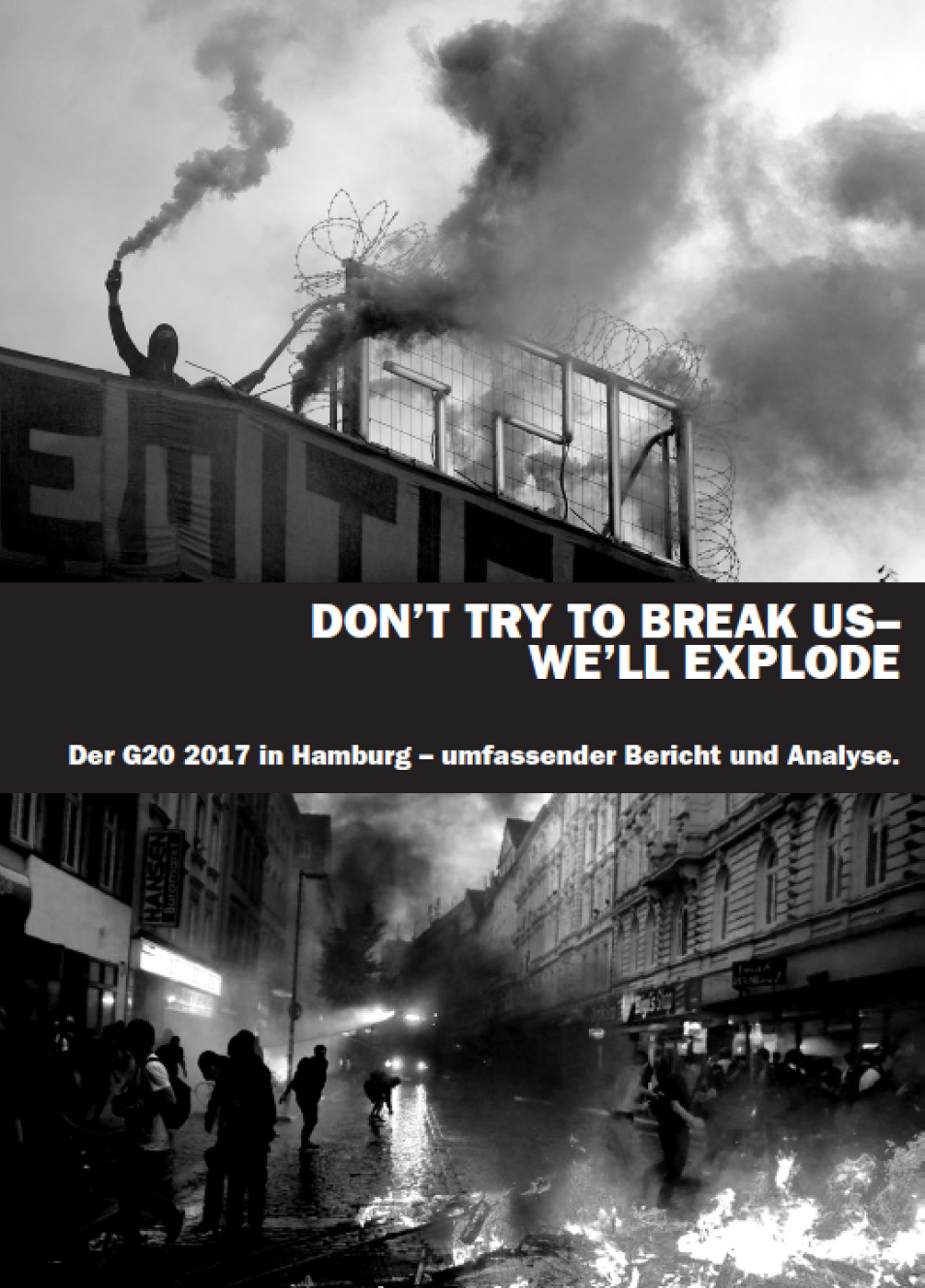 Photo of ‘DON'T TRY TO BREAK US – WE'LL EXPLODE (Deutsch)’ front cover