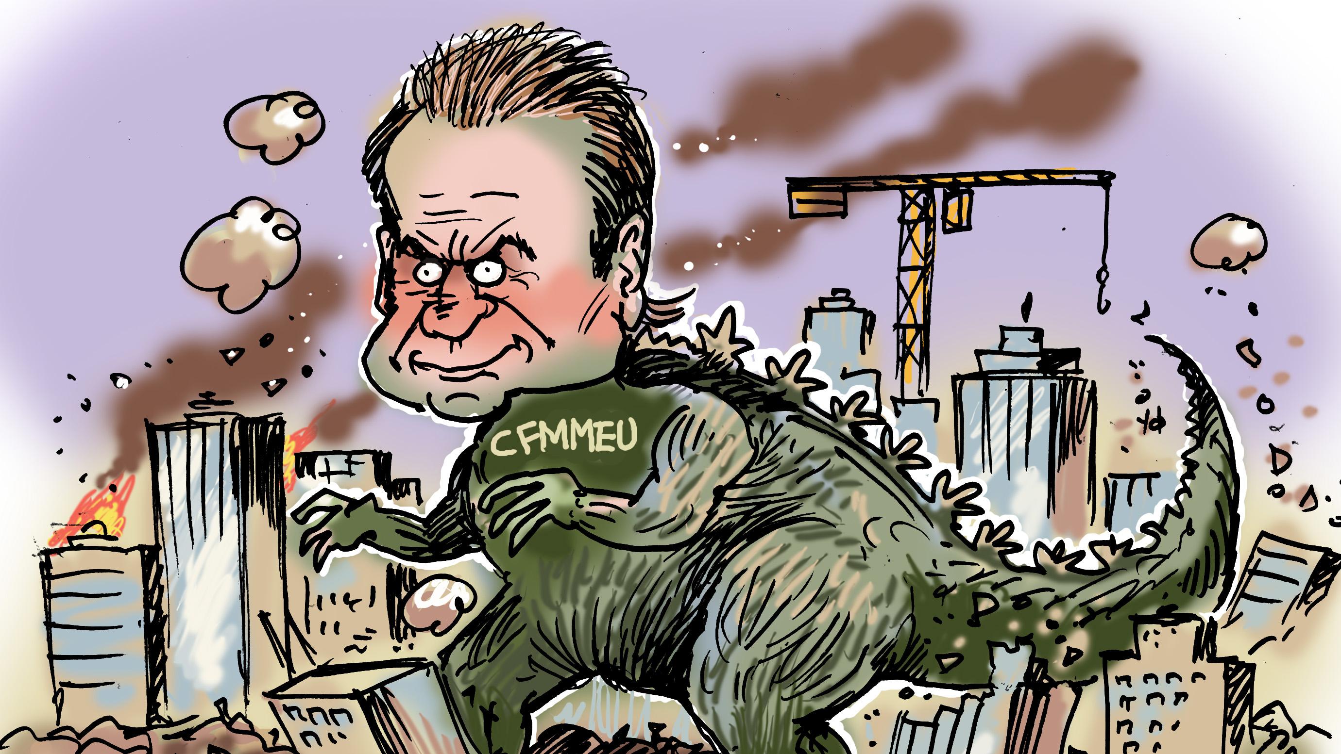 CFMMEU Victorian leader Jon Setka