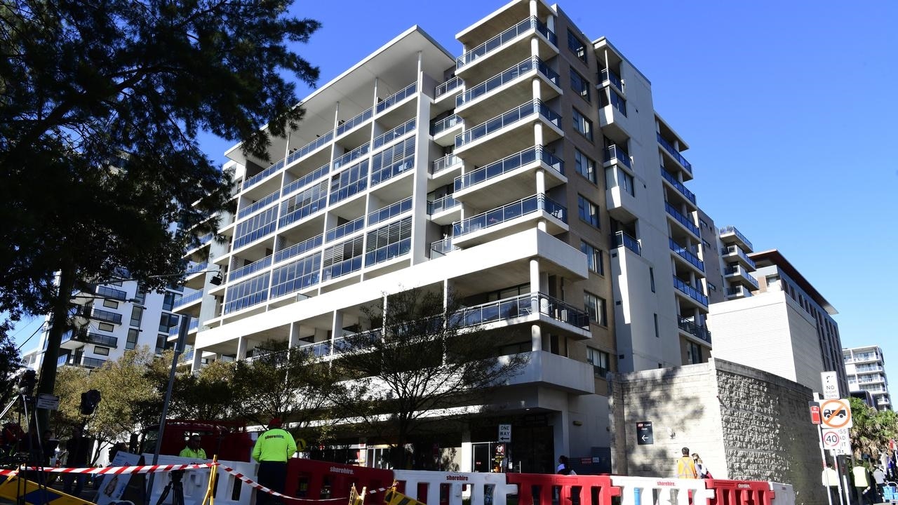 There were suggestions that construction works nearby to Mascot Towers had caused cracks to appear.