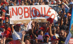 The Cuban people demand an end to the economic, commercial, and financial blockade imposed by the United States.