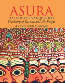 Cover of the novel Asura by Anand Neelakantan. Shows the picture of 10 headed Ravan.