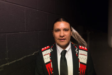 Attorney and Dakota Access Pipeline activist Chase Iron Eyes. Photo by TEDx Charlottesville on Flickr.