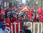 SITUAM workers march in Mexico City, 2019 | Image courtesy Patrick Cuninghame