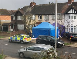 Police activity at a residential address in southwest London, Tuesday March 13, 2018. According to a police statement Tuesday they are investigating the unexplained death of a man, being named as Russian businessman Nikolai Glushkov