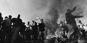 Abahlali baseMjondolo Road Blockade in Khayeltisha, Cape Town, 19 October 2010