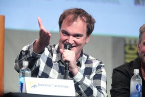 Film director Quentin Tarantino speaking San Diego Comic Con International, for "The Hateful Eight", California