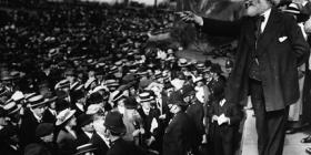 Antiwar demonstration in Trafalgar Square, 1914