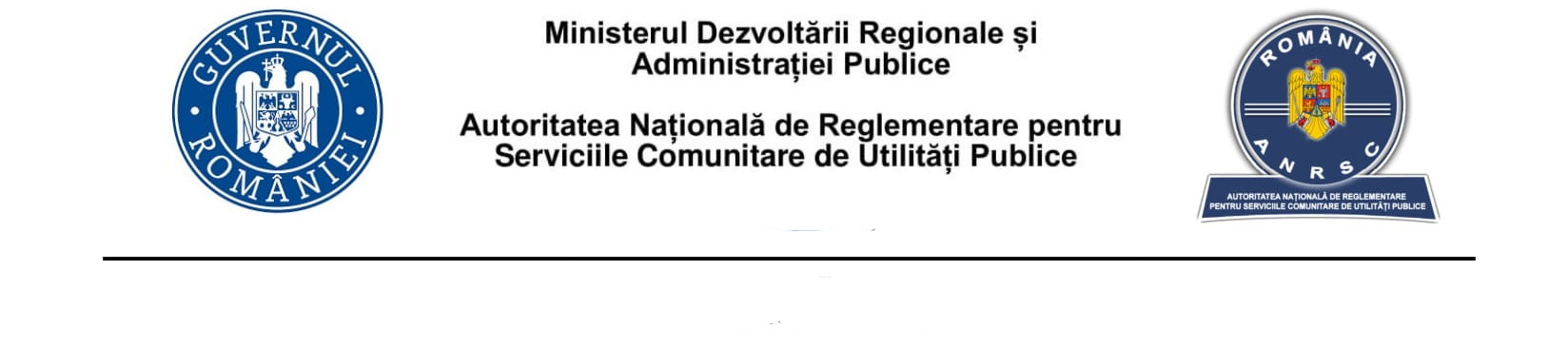 Autoritatea Națională  de Reglementare pentru Serviciile Comunitare de  Utilități Publice