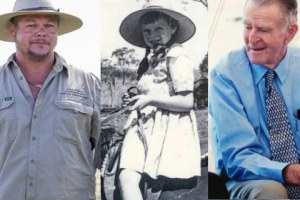 image for article:From left, Shannon Bauwens, Jean Gundry as a little girl, and Ben Gilbert. (ABC News)