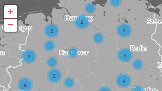 Community auf Karte finden