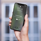 Wakker worden met weerbericht op iPhone