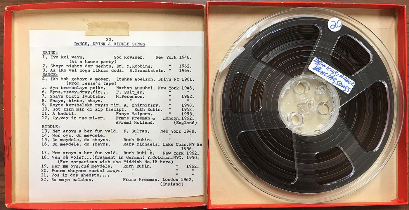 Yiddish Wedding Hop: The Archives of Song Collector Ruth Rubin