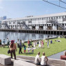 Rendering of Walsh Bay redevelopment with Pier 2/3 in the background.