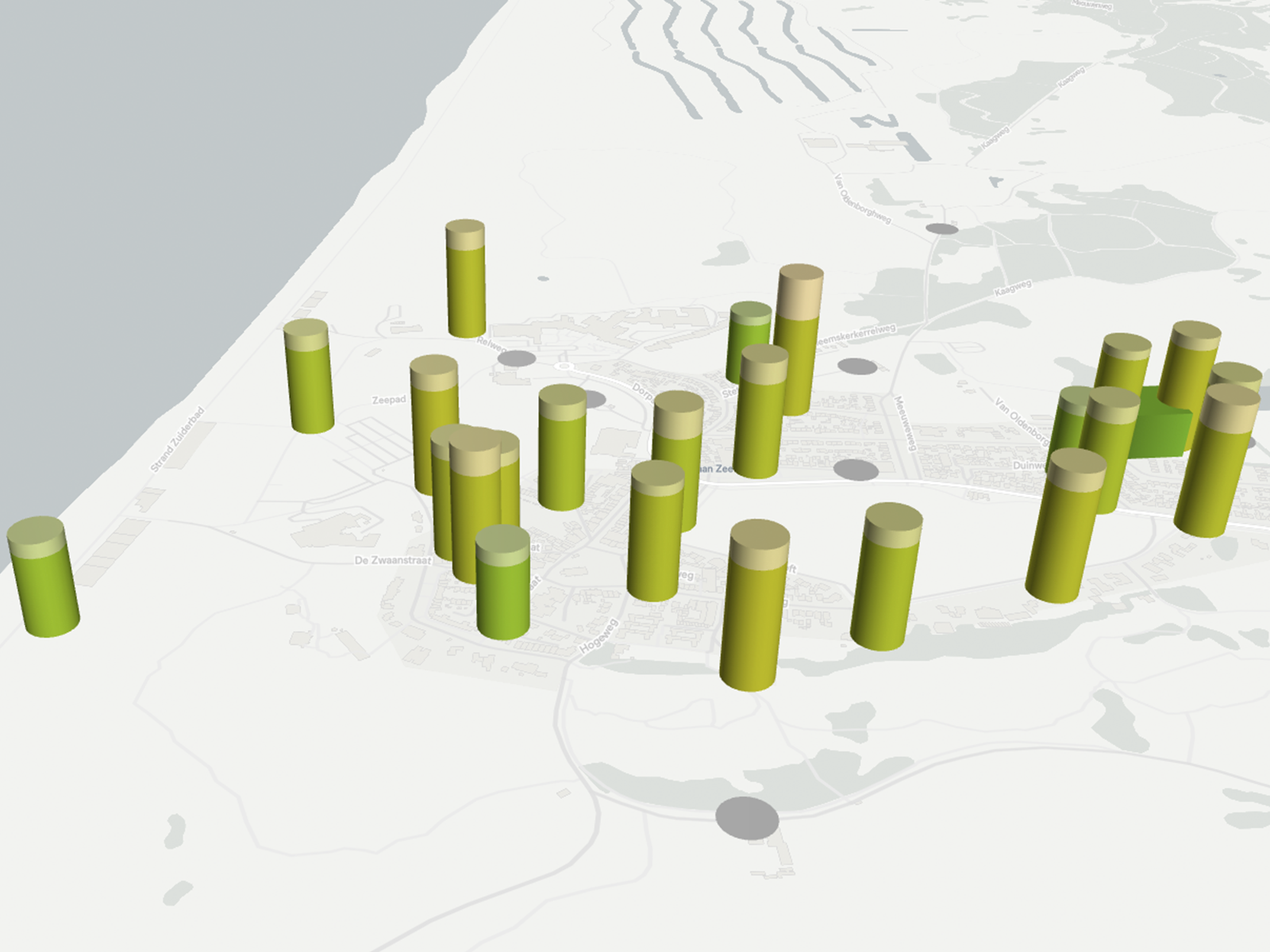 Hollandse Luchten kaart Wijk aan Zee