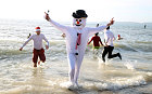 Christmas Day swims around the UK