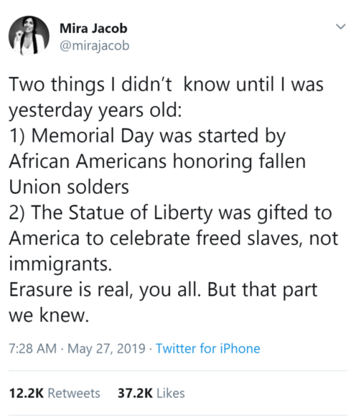 ms-demeanor:
“ the-barista-who-became-a-rabbit:
“ meganphntmgrl:
“ panic-boy-21:
“ blckrapunzel:
“ laughingacademy:
“ interficio-vos:
“ thatpettyblackgirl:
“ The White Wash is real.
”
One of the Earliest Memorial Day Ceremonies Was Held by Freed...