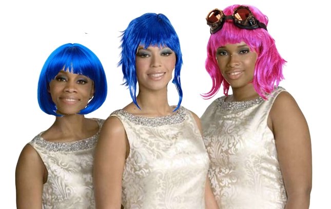 the dreamgirls but with dyed ramona flowers hair