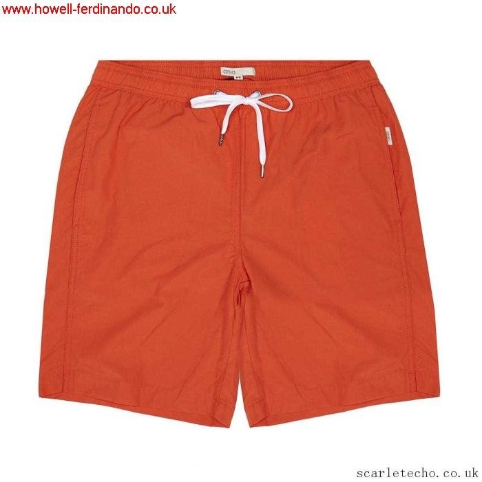 Charles Orange Making Mid-Length Shorts 8411255A - Swim Cotton-Blend BGPQRT0124