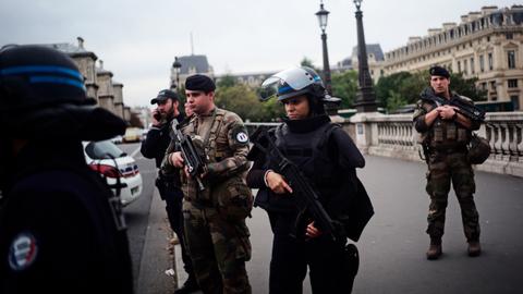 Paris knife attacker kills at least four police officers