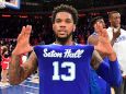 Myles Powell of the Seton Hall Pirates celebrates