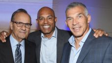 From left, Joe Torre, Mariano Rivera and Joe