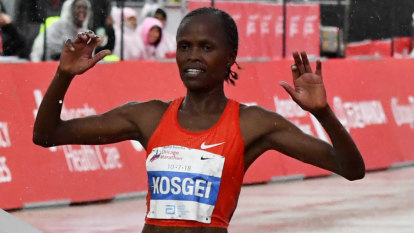 Brigid Kosgei shatters Paula Radcliffe's world marathon record