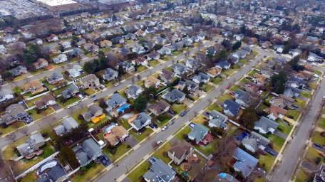 Houses in Jericho, seen on Jan. 17, 2017.