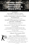 25 de Agosto "Jornada Libertaria en el México actual" Cd. Nezahualcoyotl