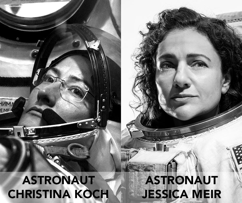 Today, NASA astronauts and best friends Christina Koch and Jessica Meir embarked on the very first #AllWomanSpacewalk outside the International Space Station to swap out a failed power controller! 