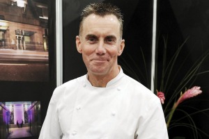 Gary Rhodes photographed in 2011 in his pop-up restaurant at the Taste of Christmas food and drink festival in London.  
