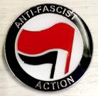 Antifascist Action Flags Enamel badge - 