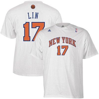 Latest style Knicks 17 Lin white Clothing T-Shrit PWW7699