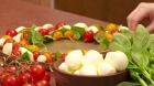 Three ingredient Caprese wreath.