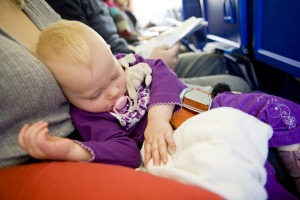 There's a trend of parents travelling with babies on planes to hand out 'apology treats' to the passengers around them.