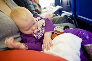 Parents and babies have a right to fly on planes.