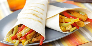 Veggie Cheese Pizza Wrap